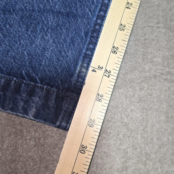 Abercrombie & Fitch High Rise Loose Jeans Wide Leg Denim Women's Size 6/28 - Picture 9 of 16